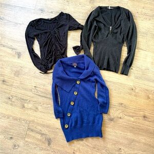 3/$30! Bundle of 3 Long Sleeve Shirts EUC